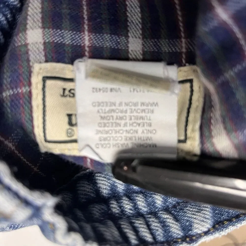Vintage LL Bean Mens 34x32 Double L Classic Fit Flannel Lined Denim Jeans